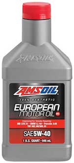 SAE 5W-40 MS Synthetic European Motor Oil